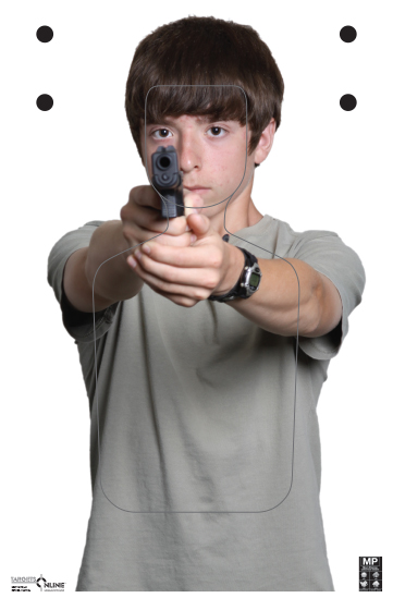 Handgun Threat 13 - TQ-21 - Card Stock Handgun Threat 13 - TQ-21 - Card Stock